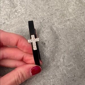 BCBG Black cross Bracelet